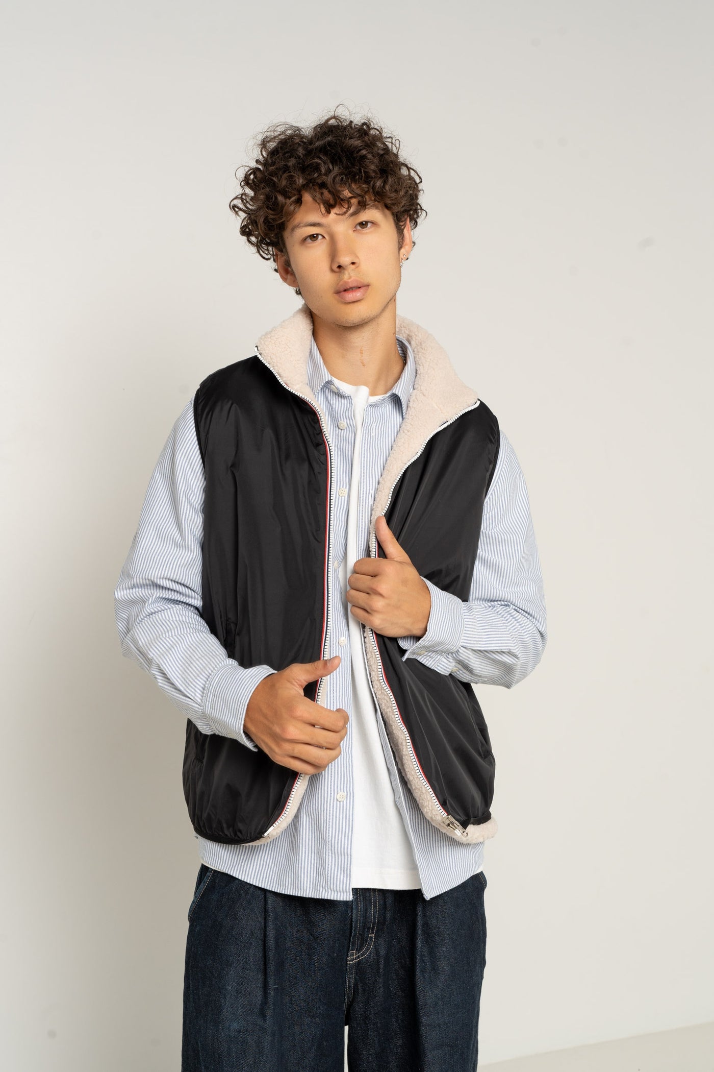 gilet sans manches hommes #couleur_noir