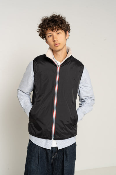 gilet sans manches hommes #couleur_noir