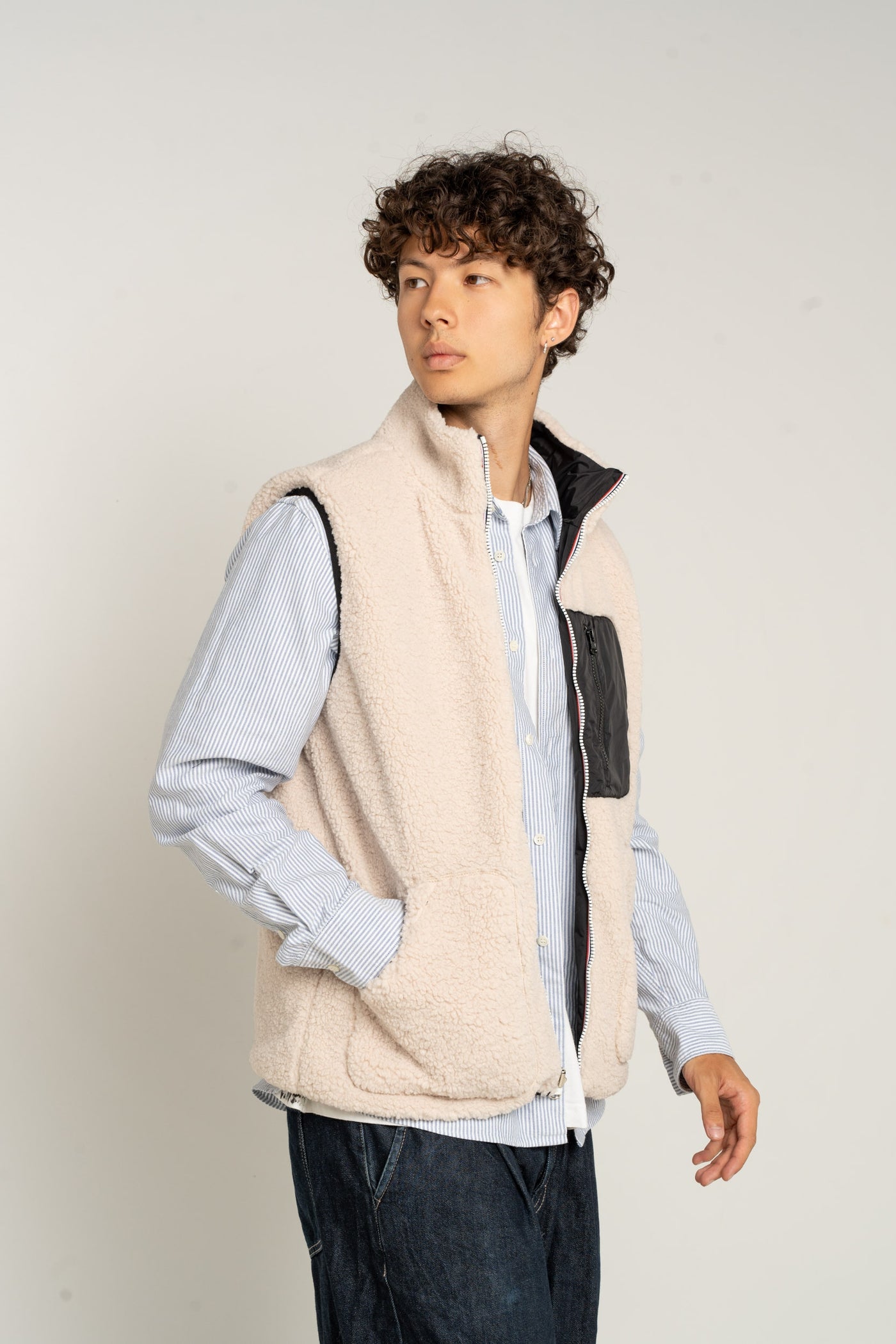 gilet sans manches hommes #couleur_noir