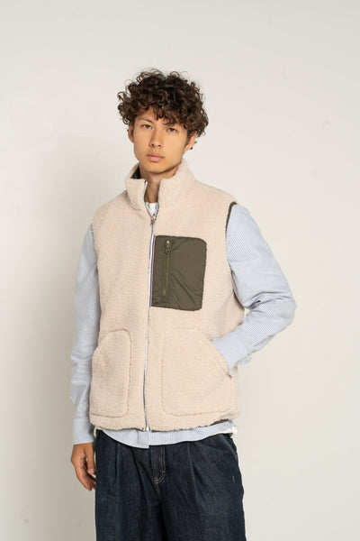 gilet sans manches hommes #couleur_kaki