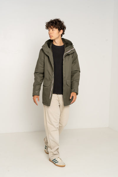 parka homme #couleur_kaki
