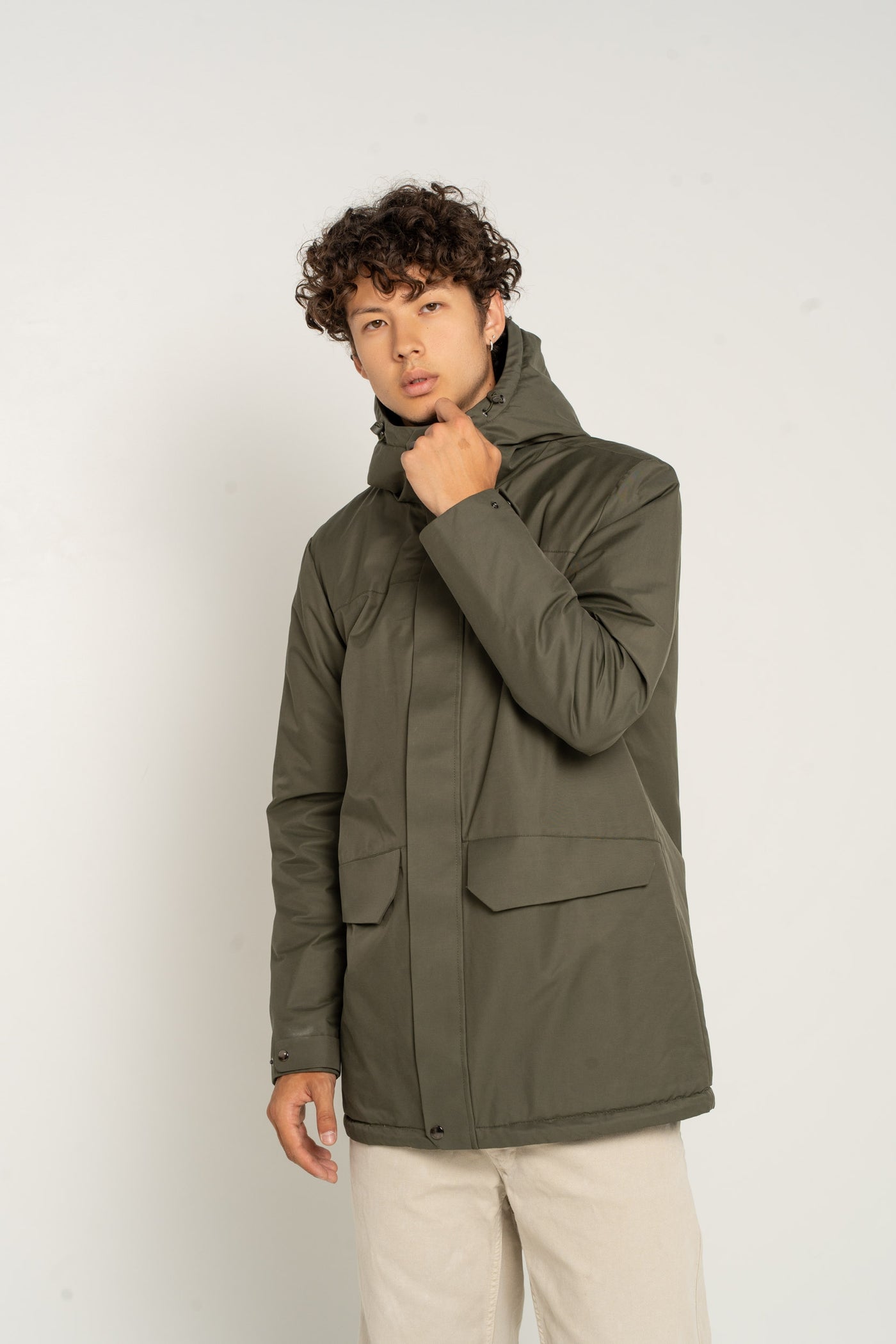 parka homme #couleur_kaki