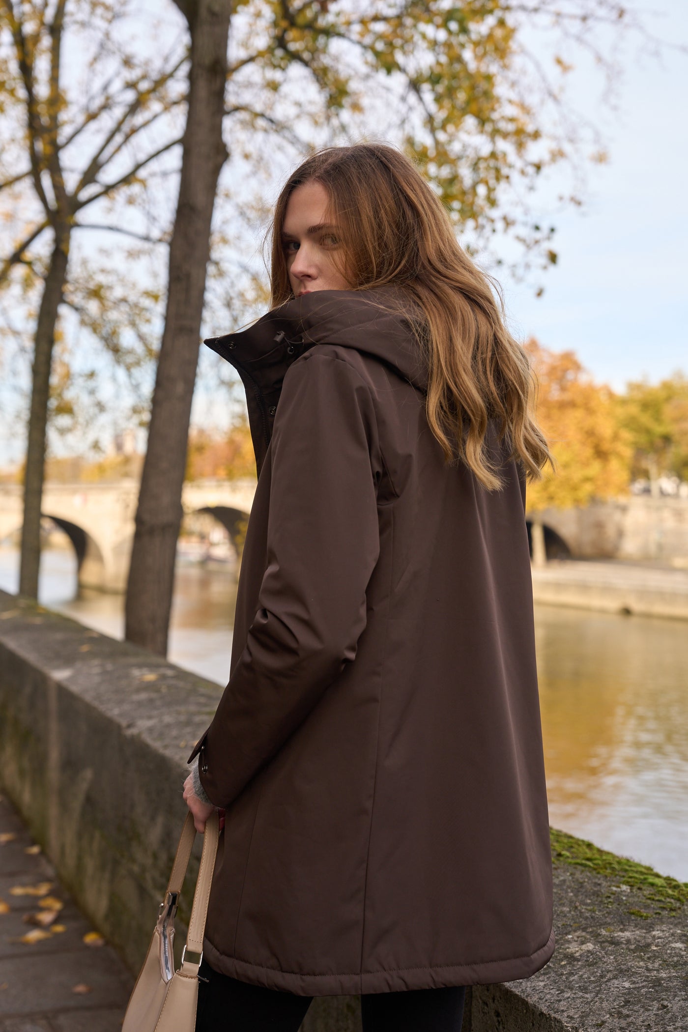 parka hiver femme #couleur_choco-beige