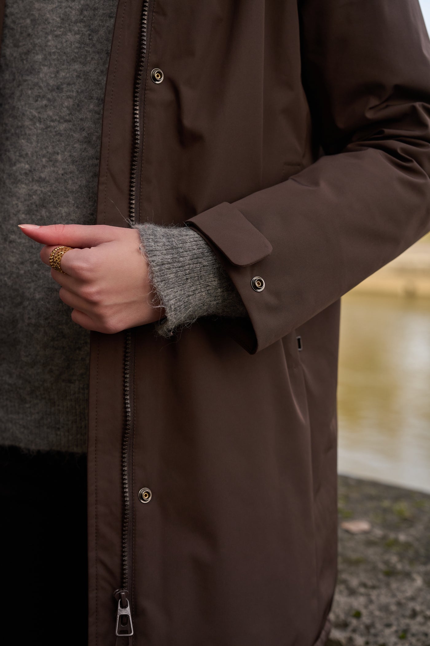 parka hiver femme #couleur_choco-beige