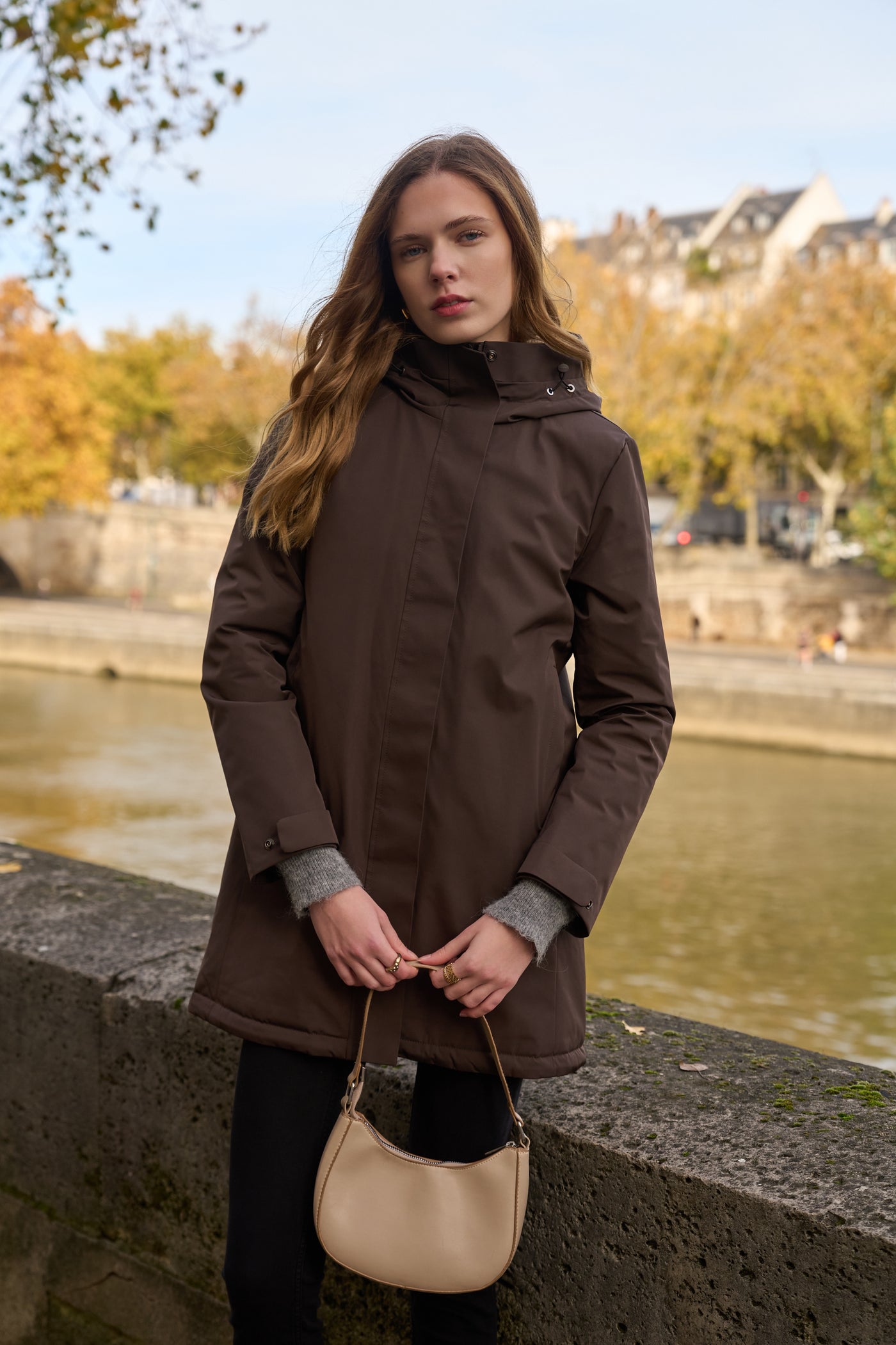 parka hiver femme #couleur_choco-beige