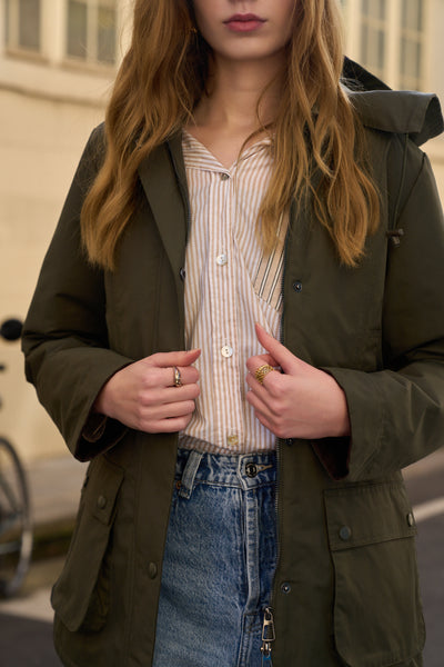 parka fourrure femme #couleur_kaki