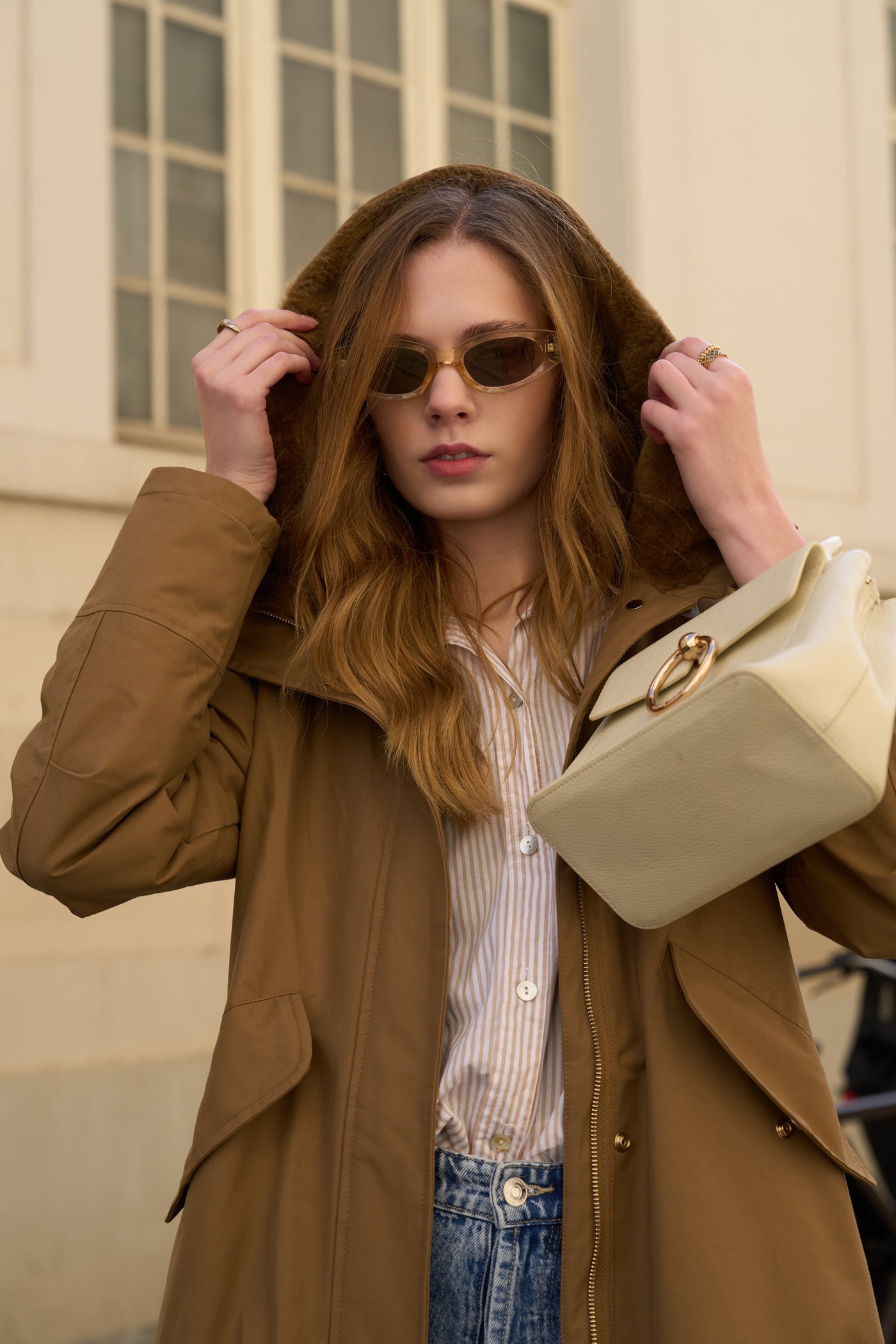 parka femme #couleur_camel