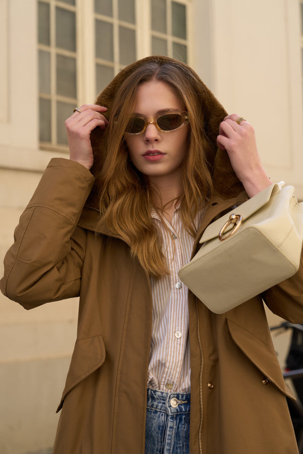 parka femme #couleur_camel