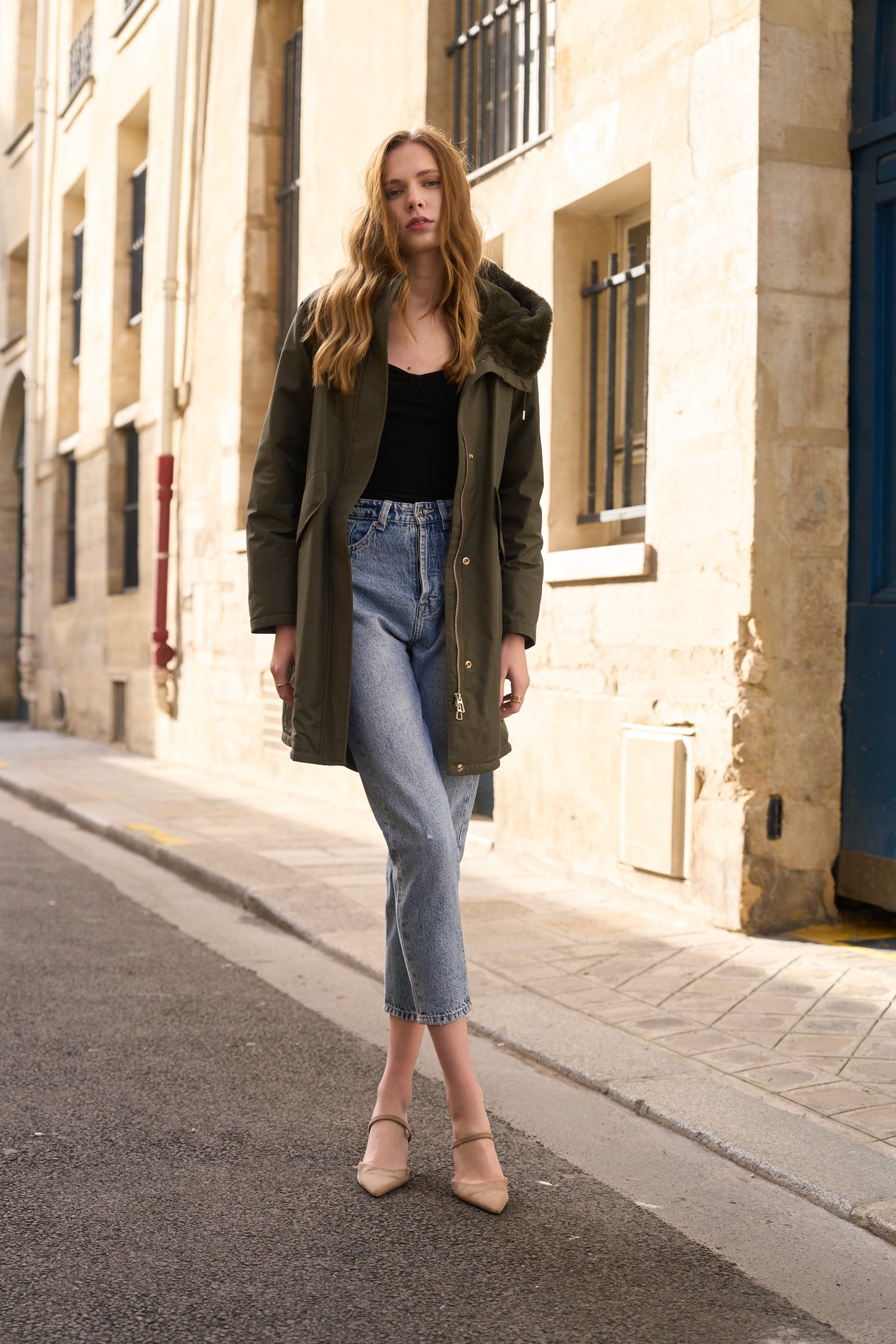 parka femme #couleur_kaki