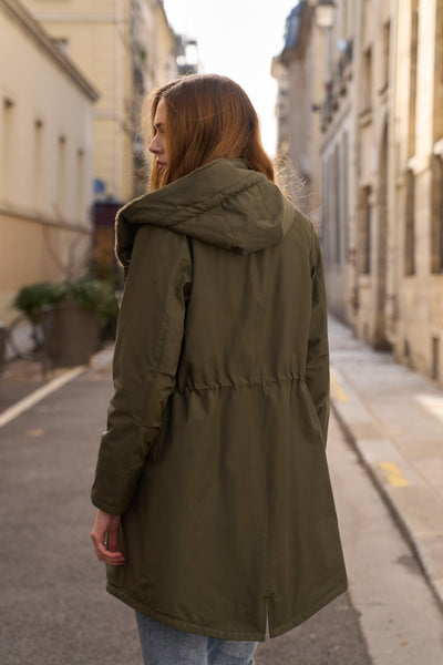 parka femme #couleur_kaki