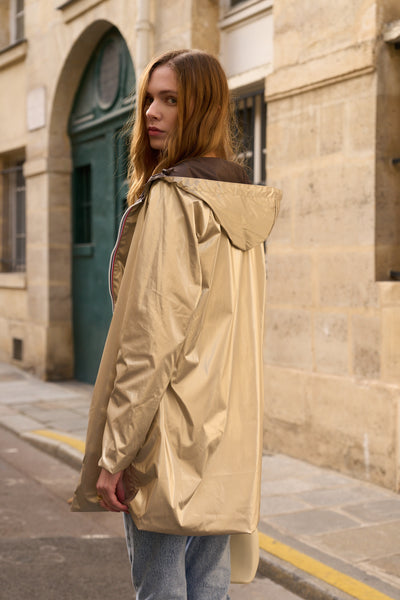 impermeable reversible femme #couleur_choco