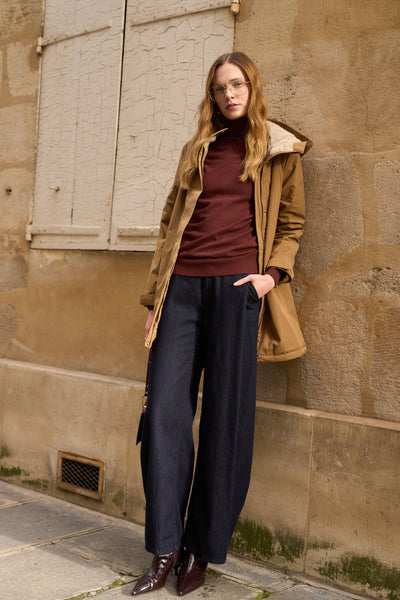 parka hiver femme #couleur_camel-beige