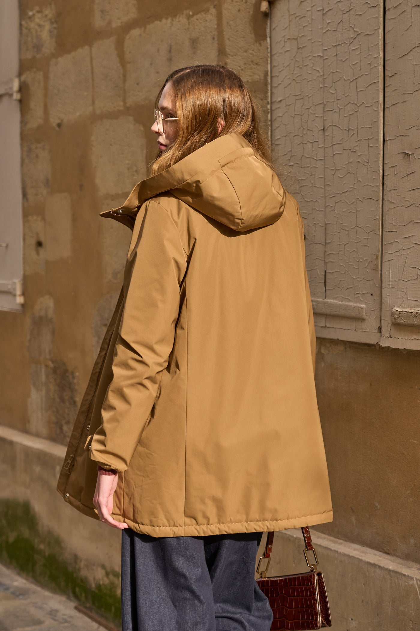 parka hiver femme #couleur_camel-beige