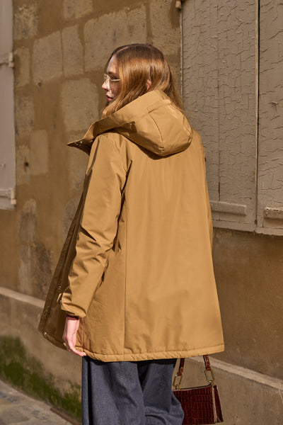 parka hiver femme #couleur_camel-beige