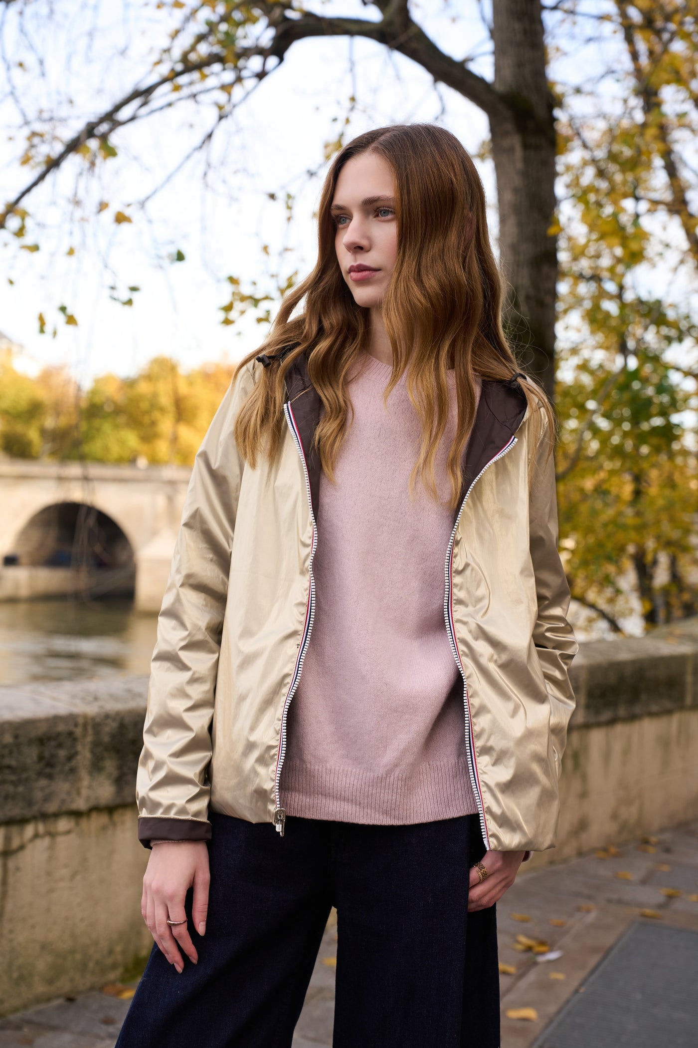 imperméable réversible femme Laura Jo #couleur_choco