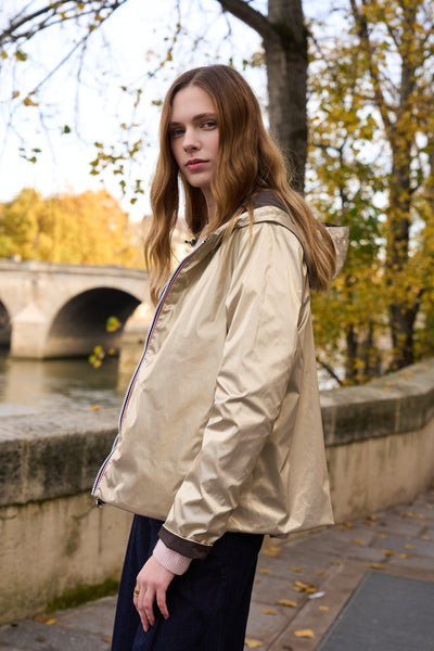 imperméable réversible femme Laura Jo #couleur_choco