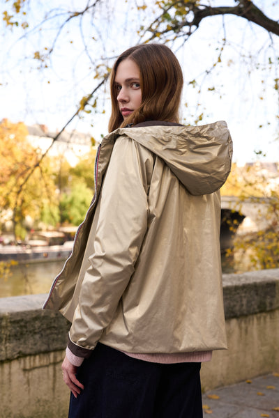 imperméable réversible femme Laura Jo #couleur_choco