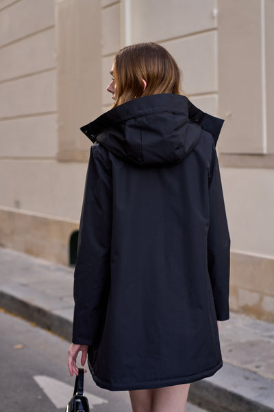 parka hiver femme #couleur_noir-camel