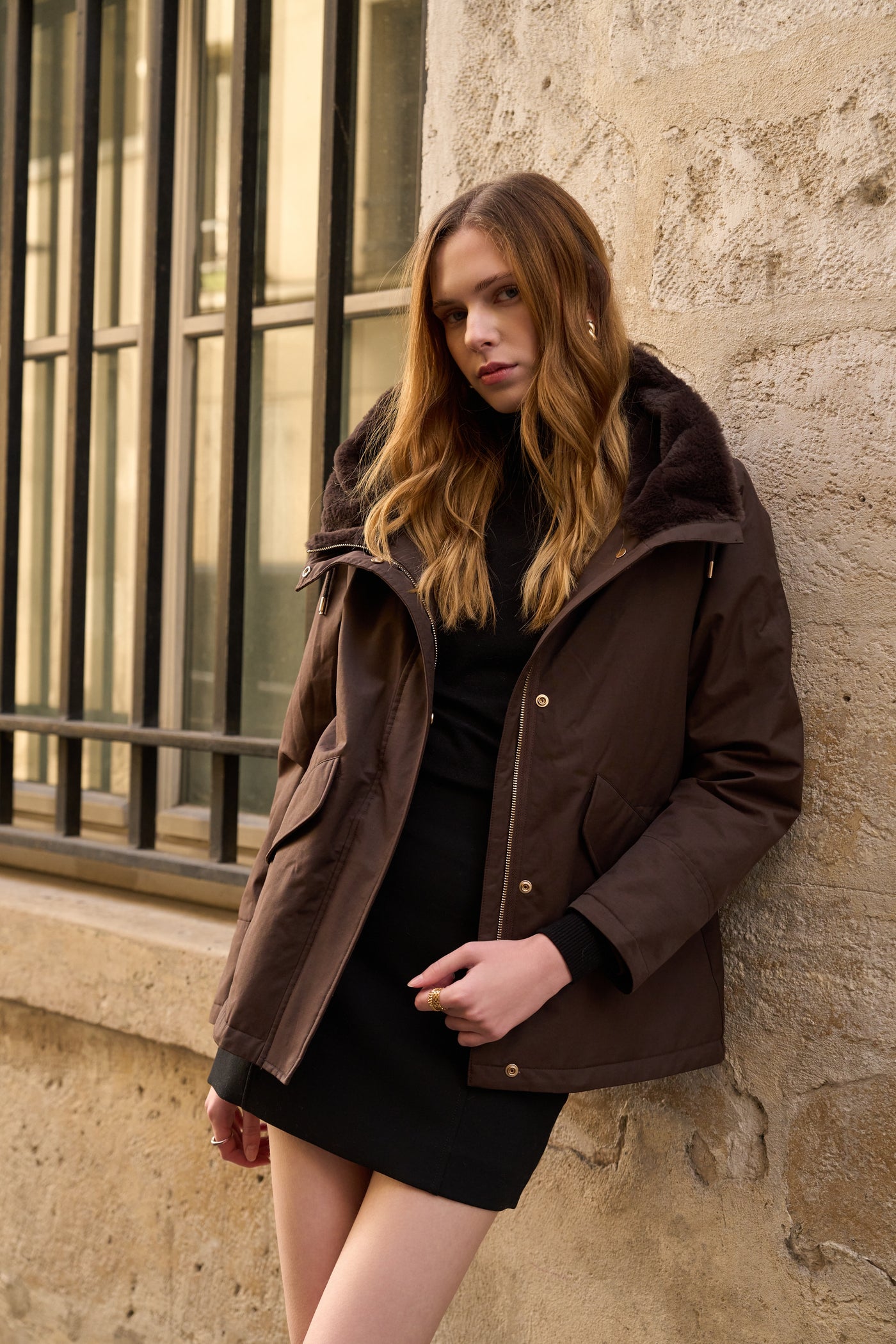 parkas femme #couleur_choco
