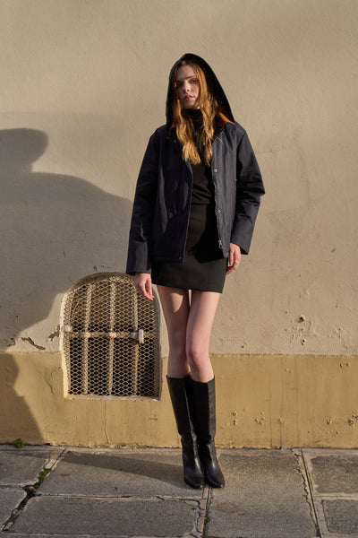 veste fourrée #couleur_marine