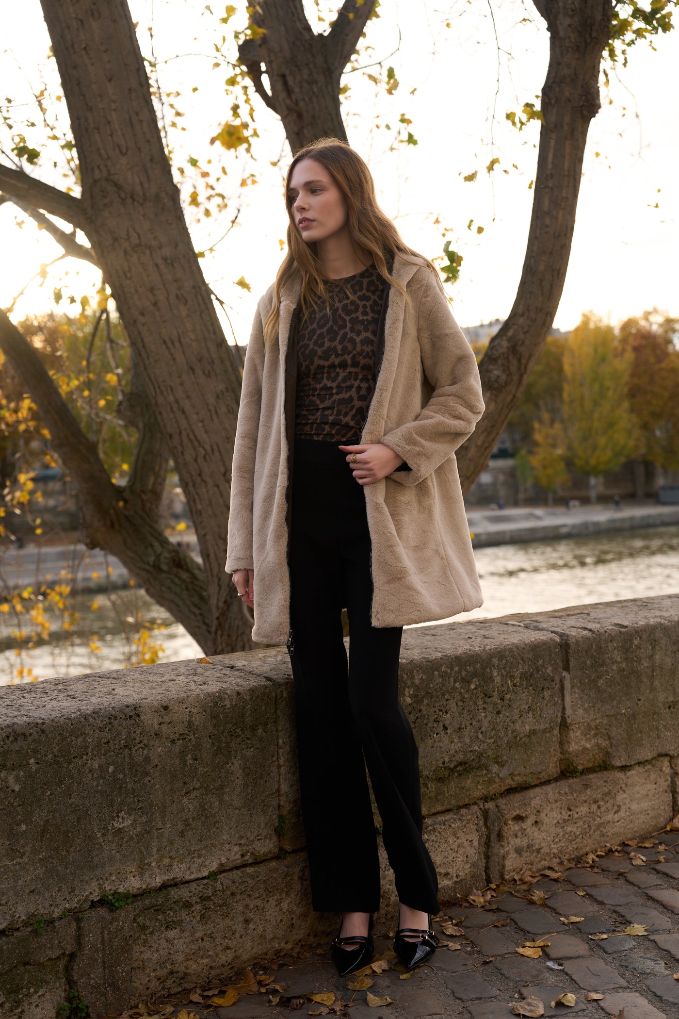 parka chaude femme #couleur_choco-beige