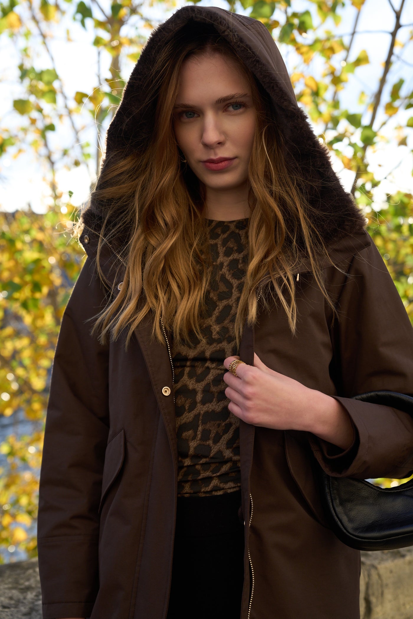 parka femme #couleur_choco