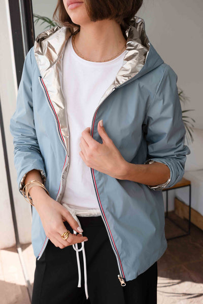 coupe vent impermeable femme #couleur_ciel