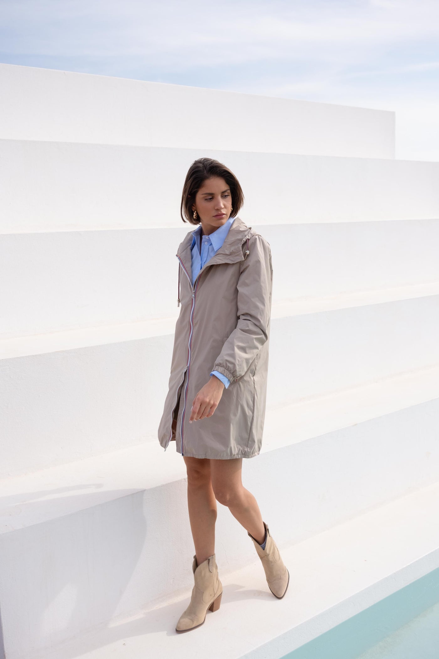 imperméable femme chic #couleur_beige