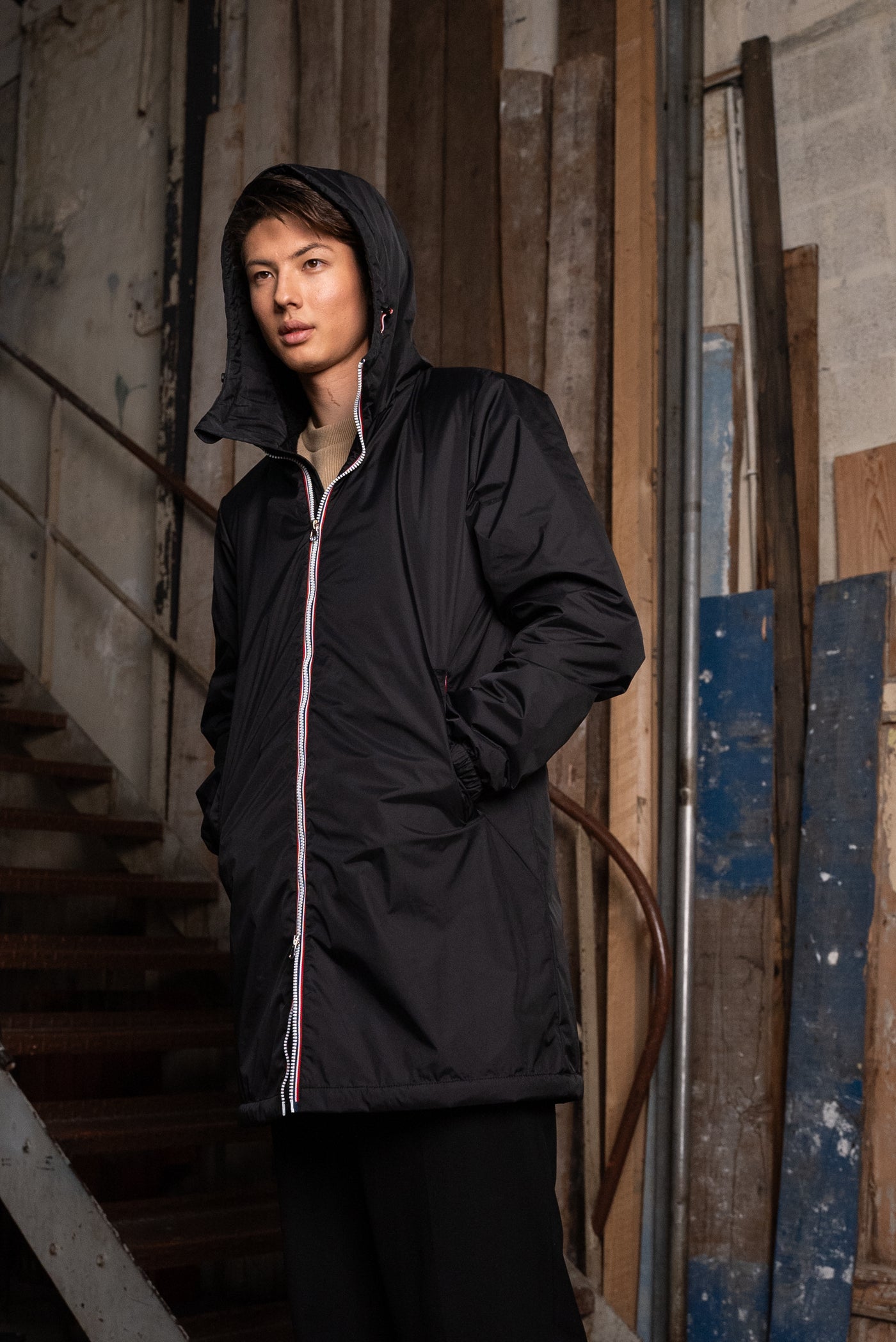 Imperméable fourré long