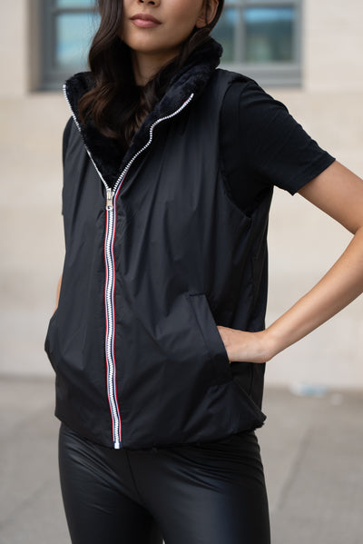 gilet sans manches femme #couleur_noir