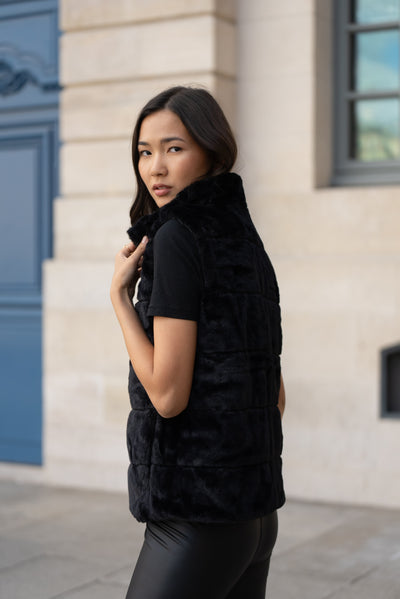 gilet sans manches femme #couleur_noir