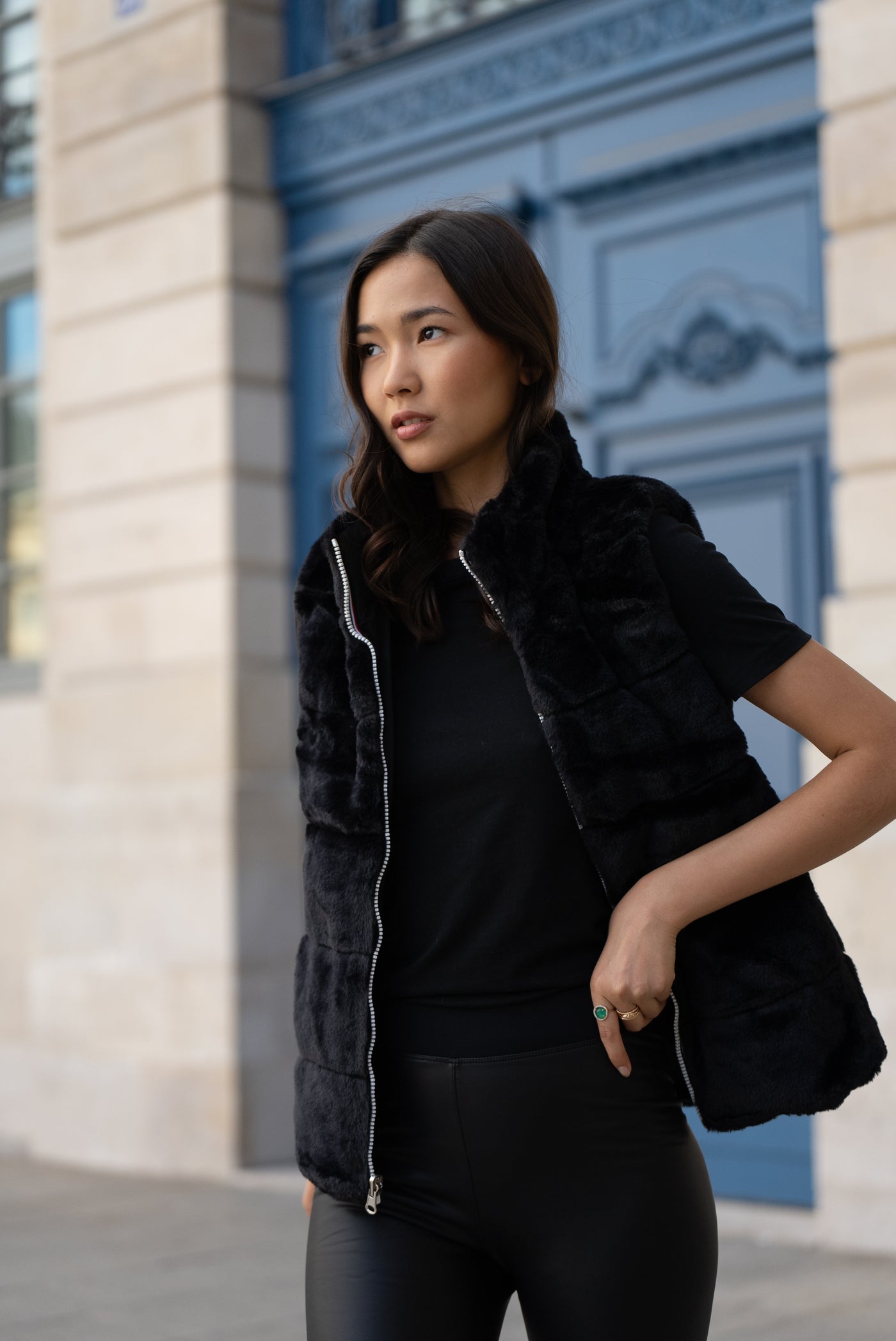 gilet sans manches femme #couleur_noir