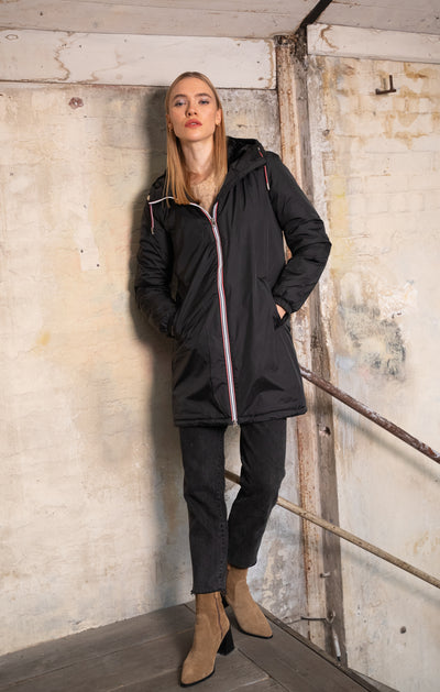 parka fourrée femme #couleur_noir