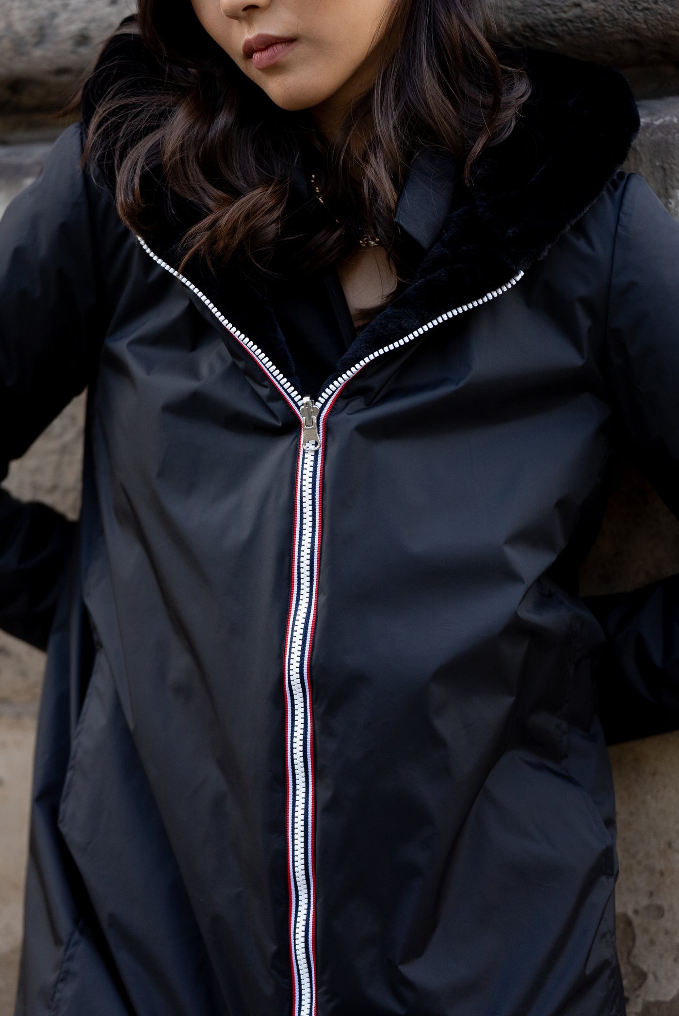 imperméable femme doublé #couleur_noir