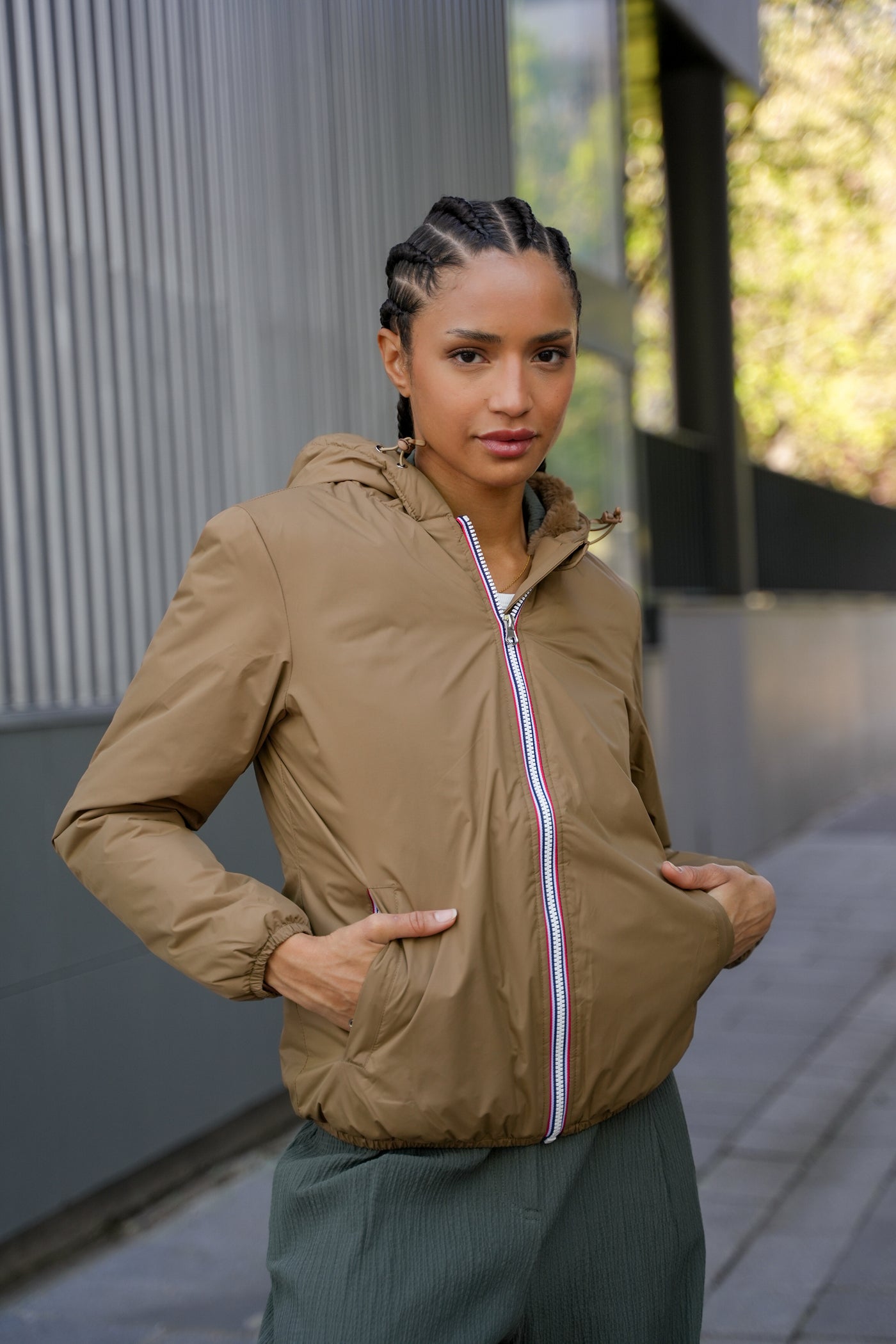 Imperméable fourré femme | Laura Jo #couleur_camel