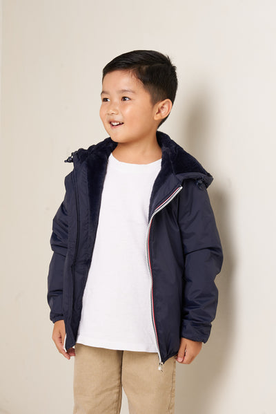 Parka enfant #couleur_marine