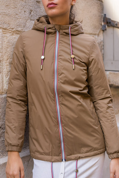 Impermeable fourré femme 