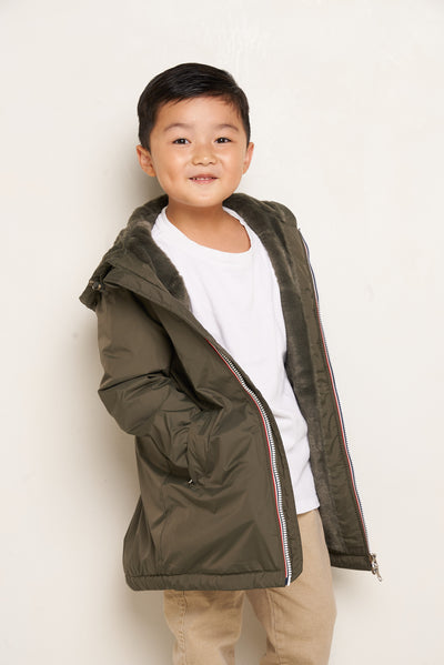 Imperméable fourré long (enfant)