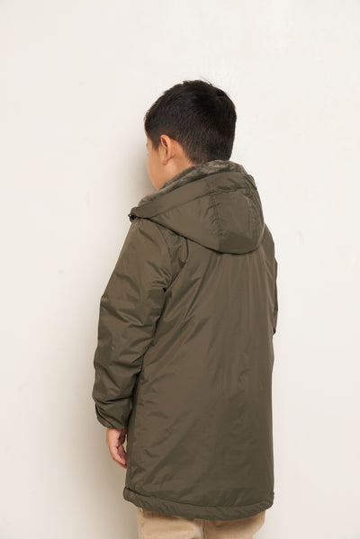 parka fourrure enfant 