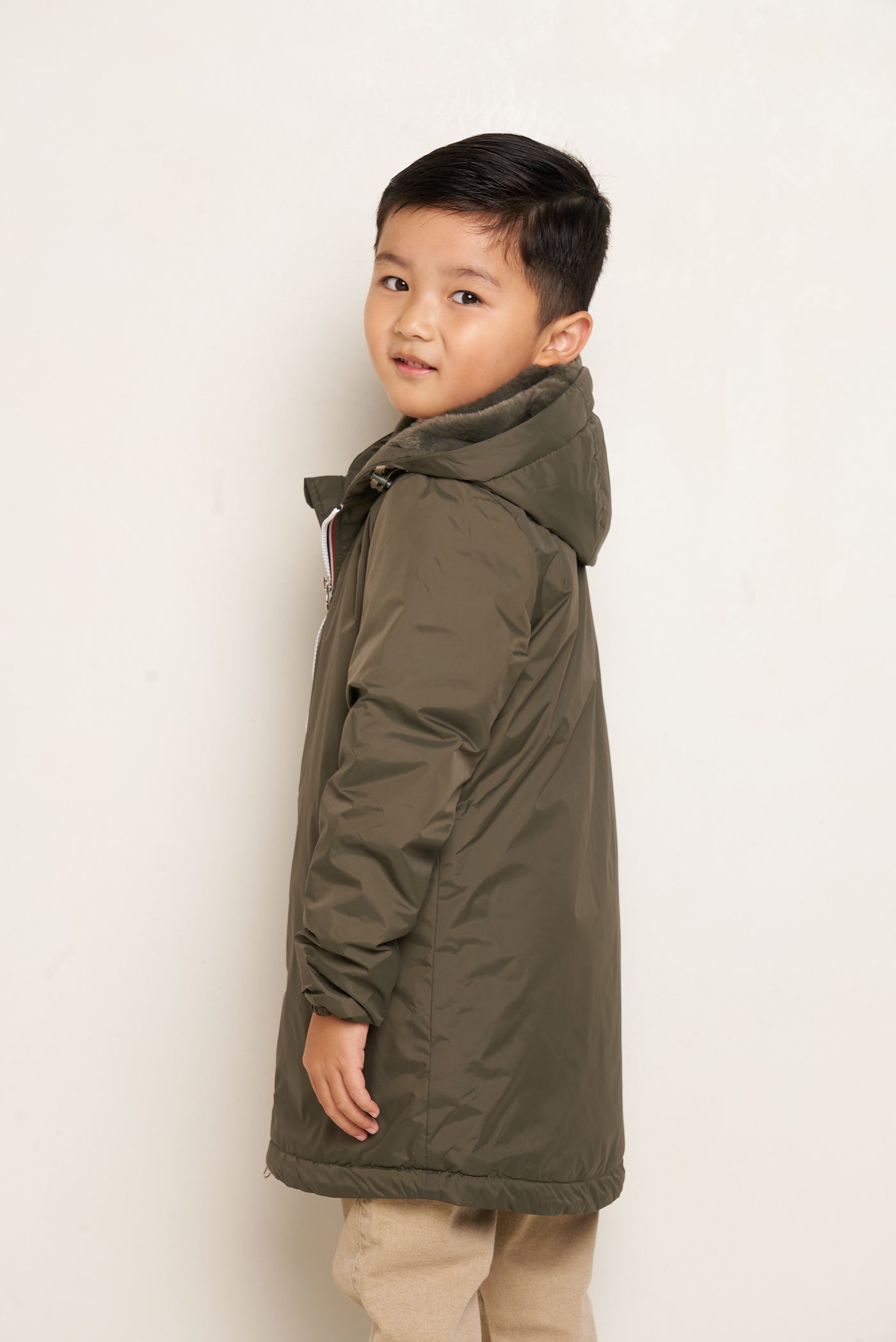 parka fourrure enfant 