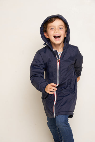 parka fourrure enfant #couleur_marine