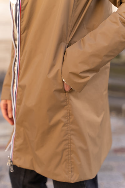 Imperméable réversible | Laura Jo #couleur_camel