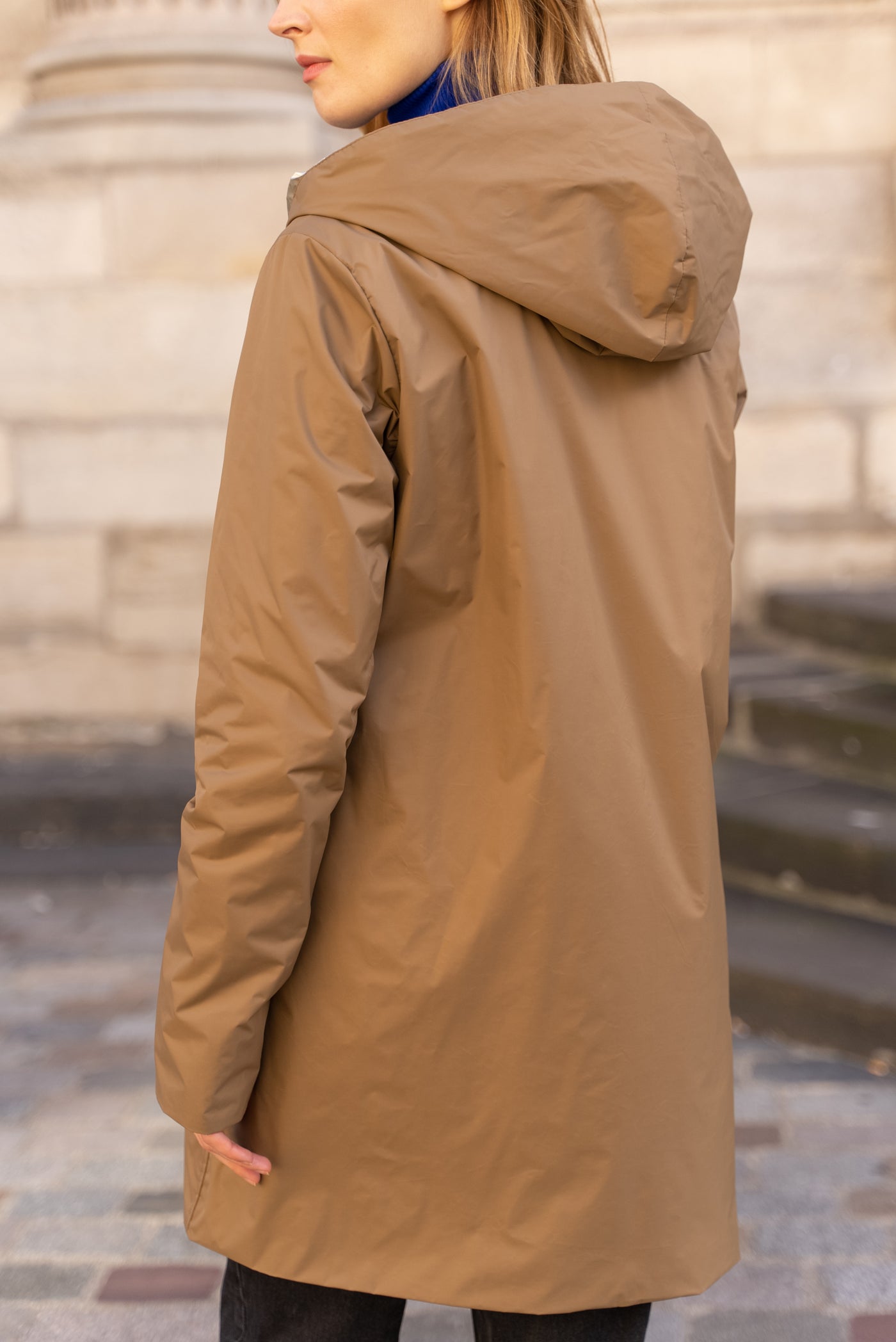 Imperméable réversible | Laura Jo #couleur_camel