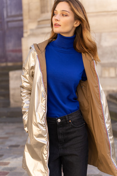 Imperméable réversible | Laura Jo #couleur_camel