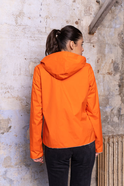 imperméable réversible femme Laura Jo #couleur_orange