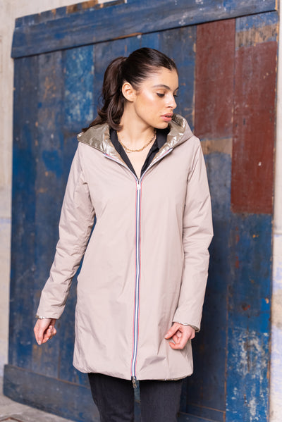 Imperméable réversible | Laura Jo #couleur_beige