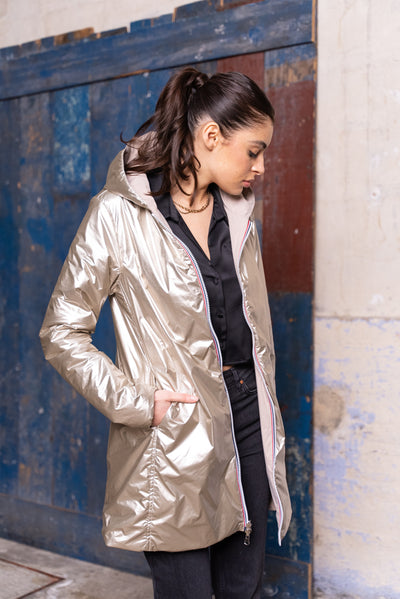 Imperméable réversible | Laura Jo #couleur_beige