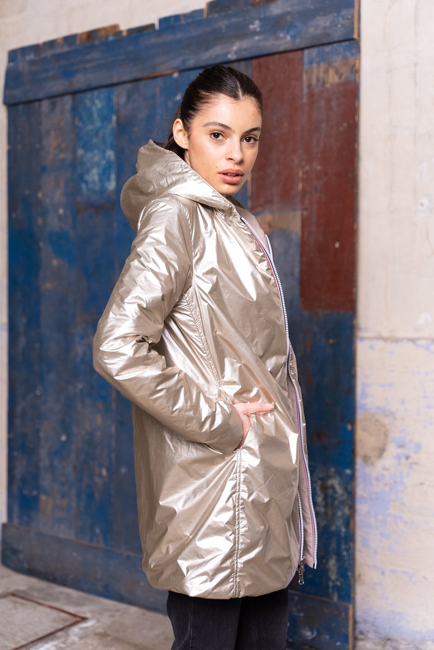 Imperméable réversible | Laura Jo #couleur_beige