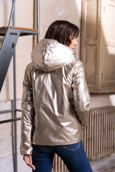 coupe vent impermeable femme #couleur_beige