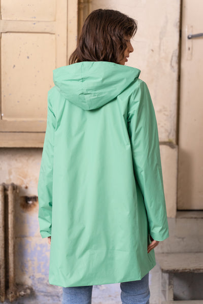 impermeable reversible femme #couleur_vert-pomme